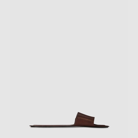 더 로우 여성 가죽 스트랩 슬라이드 - The Row Womens Leather Strap Slide - ths6642x