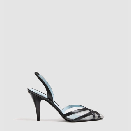 발렌티노 여성 메시 슬링백 펌프스 - Valentino Womens Mesh Slingback Pumps - vas6695x