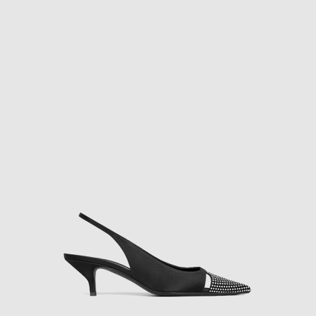 셀린느 여성 주디 캡 토 슬링백 - Celine Womens Judy Cap Toe Slingback - ces6708x