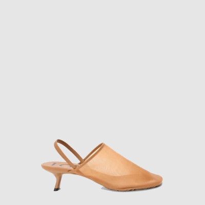 로에베 여성 페탈 슬링백 힐 샌들 - Loewe Womens Petal Slingback Heel Sandals - los6748x