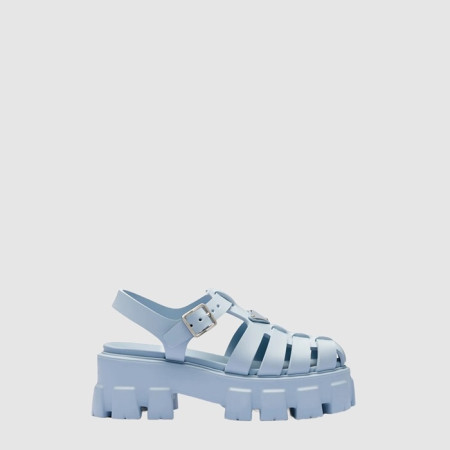 프라다 여성 모놀리스 크로셰 케이지 샌들 - Prada Womens Monolis Crochet Cage Sandals - prs6749x