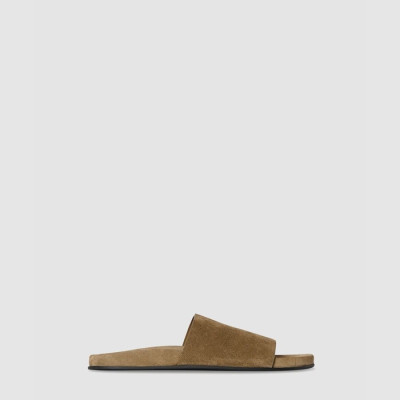 더 로우 여성 스웨이드 슬라이드 - The Row Womens Suede Slide - ths6798x