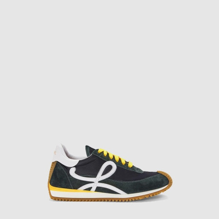 로에베 남/녀 나일론과 스웨이드 소재의 스무스 용 스니커즈 - Loewe Unisex Nylon Suede Smooth Sneakers - los6802x