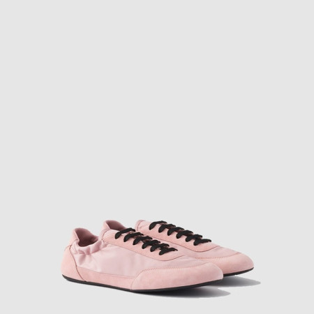 프라다 여성 컬랩스 리나일론 스웨이드 스니커즈 - Prada Womens Collapsible Re-Nylon Suede Sneakers - prs6824x