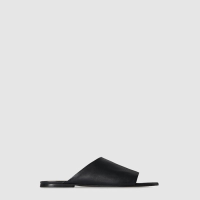 더 로우 여성 Signum 가죽 슬리퍼 - The Row Womens Signum Leather Slippers - ths6830x
