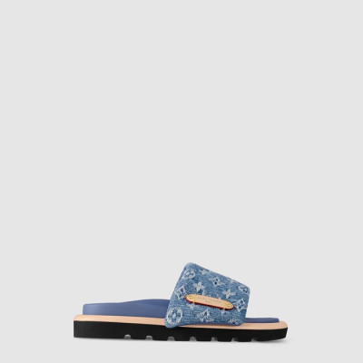 루이비통 남/녀 풀 필로우 플랫 컴포트 뮬 - Louis vuitton Unisex Full Pillow Flat Comfort Mule - lvs6857x