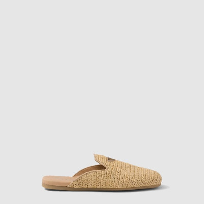 프라다 여성 크로셰 뮬 슬리퍼 - Prada Womens Crochet Mule Slippers - prs6859x
