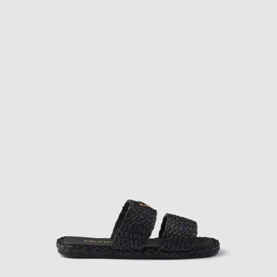 프라다 여성 라피아 슬라이드 - Prada Womens Raffia Slide - prs6860x