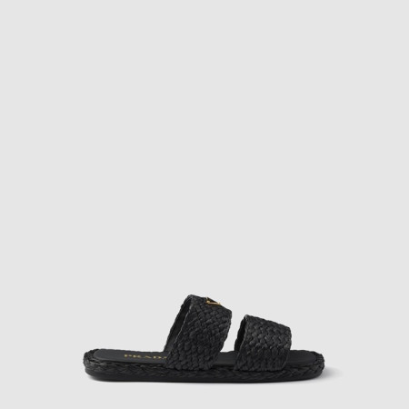 프라다 여성 라피아 슬라이드 - Prada Womens Raffia Slide - prs6860x