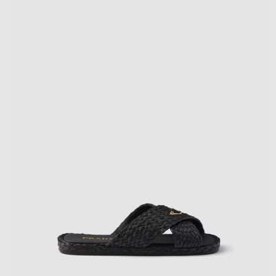 프라다 여성 라피아 슬라이드 - Prada Womens Raffia Slide - prs6868x