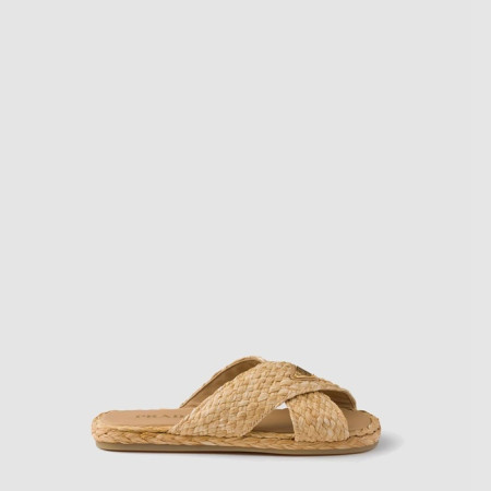 프라다 여성 라피아 슬라이드 - Prada Womens Raffia Slide - prs6869x