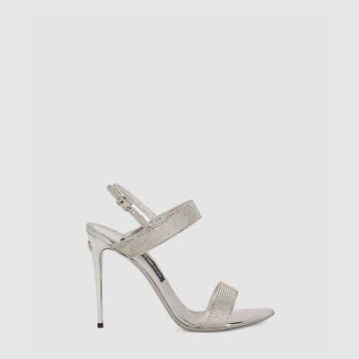 돌체앤가바나 여성 라인스톤 새틴 샌들 - Dolce&Gabbana Womens Rhinestones Satin Sandals - dos6908x