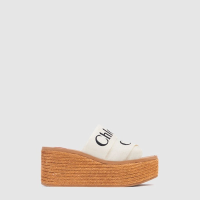 끌로에 여성 우디 웨지 에스파드리유 - Chloe Womens Woody Wedge Espadrille - chs6941x