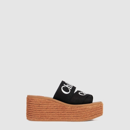 끌로에 여성 우디 웨지 에스파드리유 - Chloe Womens Woody Wedge Espadrille - chs6942x