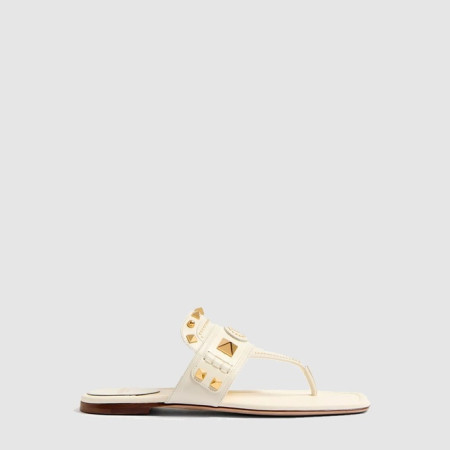 발렌티노 여성 플라스터 캐스터 고트스킨 통 샌들 - Valentino Womens Plaster Caster Goatskin Thong Sandals - vas6943x
