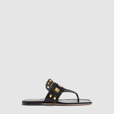 발렌티노 여성 플라스터 캐스터 고트스킨 통 샌들 - Valentino Womens Plaster Caster Goatskin Thong Sandals - vas6944x