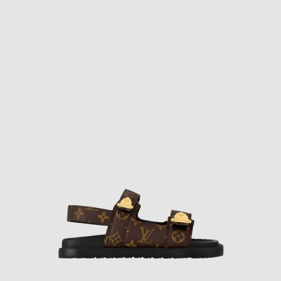 루이비통 여성 선셋 플랫 컴포트 샌들 - Louis vuitton Womens Sunset Flat Comfort Sandals - lvs6956x