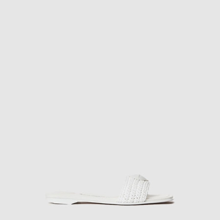알렉산더왕 여성 Vy 플랫 샌들 - Alexander wang Womens Vy Flat Sandals - als6978x