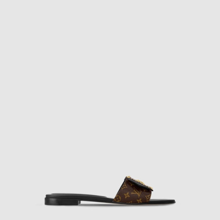 루이비통 여성 LV 프레임 플랫 뮬 - Louis vuitton Womens LV Frame Flat Mule - lvs7017x
