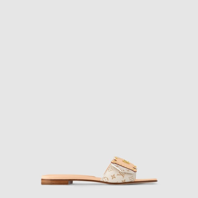 루이비통 여성 LV 프레임 플랫 뮬 - Louis vuitton Womens LV Frame Flat Mule - lvs7018x