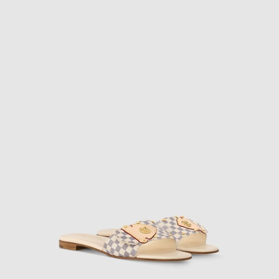 루이비통 여성 LV 프레임 플랫 뮬 - Louis vuitton Womens LV Frame Flat Mule - lvs7021x