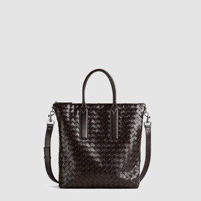 보테가베네타 남성 인트레치아토 지퍼 N/S 토트 백 - Bottega Veneta Mens Intrecciato Zipper N/S Tote Bag - bvb7770x