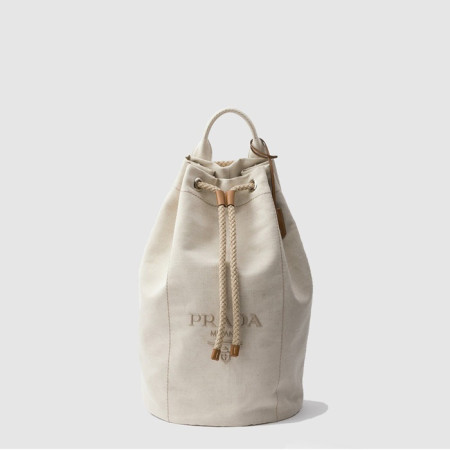 프라다 남성 캔버스 드로스트링 더플백 2VY011 - Prada Mens Canvas Drawstring Duffel Bag - prb7816x