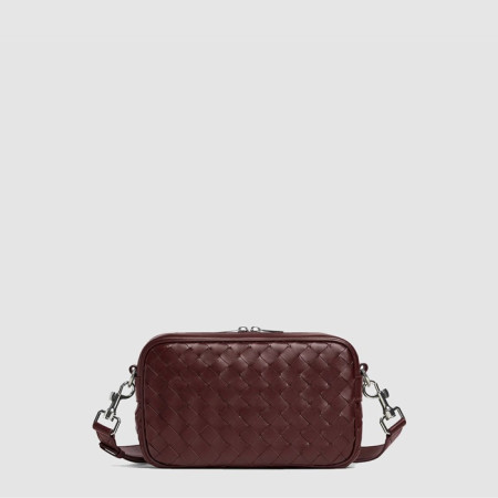 보테가베네타 남성 스몰 인트레치아토 카메라 백 - Bottega veneta Mens Small Intrecciato Camera Bag - bvb7824x