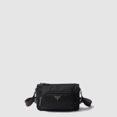 프라다 남성 라지 리나일론 가죽 숄더백 2VH192 - Prada Mens Large Re-Nylon Leather Shoulder Bag - prb7848x