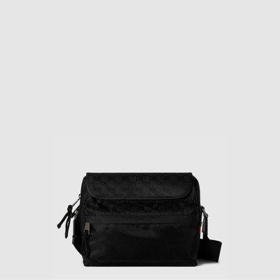 구찌 남성 GG 나일론 미디엄 크로스백 - Gucci Mens GG Nylon Medium Crossbody Bag - gub7872x