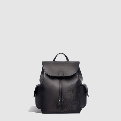 벨루티 남성 호라이즌 스크리토 레더 백팩 - Berluti Mens Horizon Scritto Leather Backpack - beb8008x