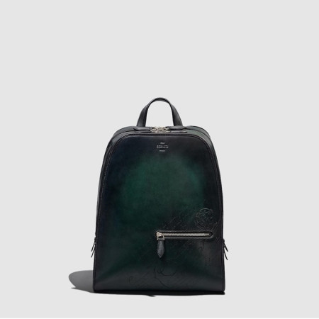 벨루티 남성 레더 백팩 - Berluti Mens Leather Backpack - beb8011x