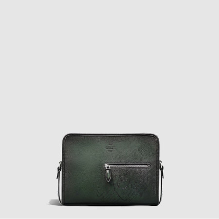 벨루티 남성 레더 메신저 - Berluti Mens Leather Messenger - beb8012x