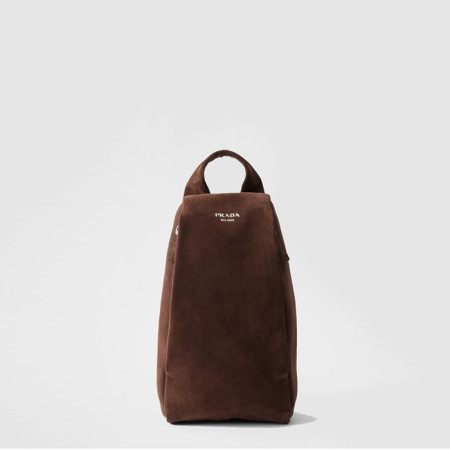 프라다 남성 스웨이드 백팩 2VZ114 - Prada Mens Suede Backpack - prb8027x