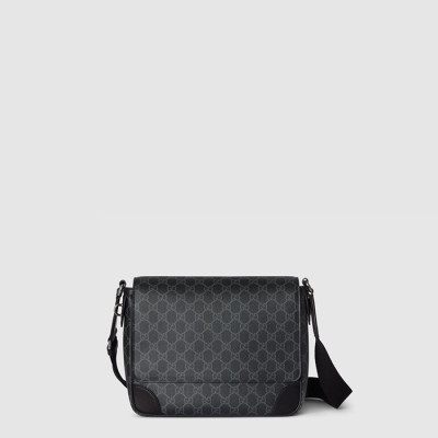 구찌 남성 GG 엠블럼 미디엄 크로스백 - Gucci Mens GG Emblem Medium Crossbody Bag - gub8040x