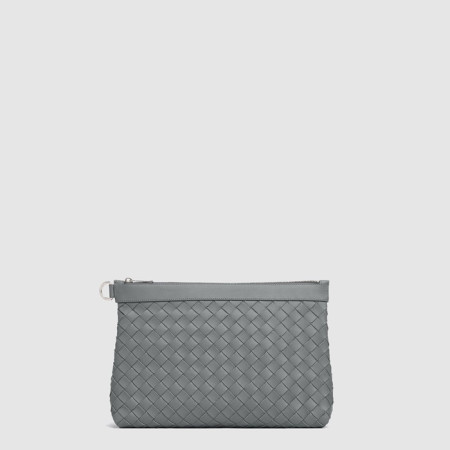 보테가베네타 남성 미디엄 인트레치아토 프리즘 파우치 - Bottega Veneta Mens Medium Intrecciato Prism Pouch - bvb8109x