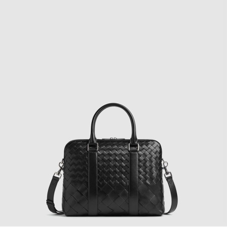 보테가베네타 남성 슬림 인트레치아토 브리프케이스 - Bottega Veneta Mens Slim Intrecciato Briefcase - bvb8154x