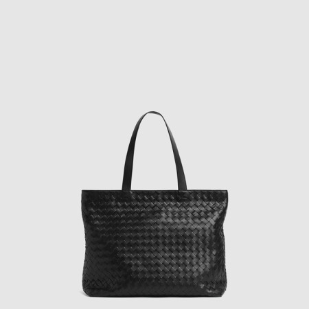 보테가베네타 남성 라지 인트레치아토 지퍼 토트 백 - Bottega veneta Mens Large Intrecciato Zipper Tote Bag - bvb8173x