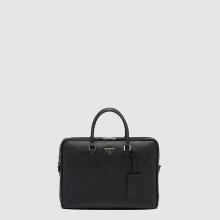 프라다 남성 사피아노 가죽 브리프케이스 2VE022 - Prada Mens Saffiano Leather Briefcase - prb8181x