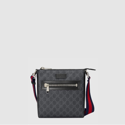 구찌 남성 GG 슈프림 크로스백 - Gucci Mens GG Supreme Crossbody Bag - gub8198x