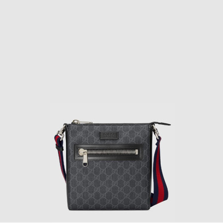 구찌 남성 GG 슈프림 크로스백 - Gucci Mens GG Supreme Crossbody Bag - gub8198x