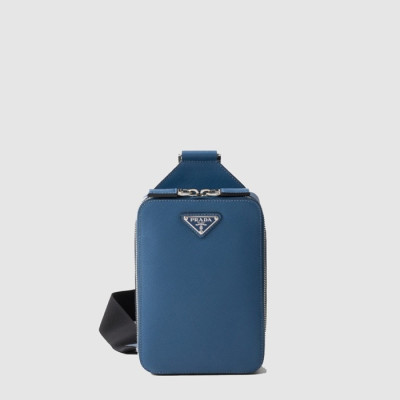 프라다 남성 브리크 사피아노 크로스백 2VZ106 - Prada Mens Brick Saffiano Crossbody Bag - prb8924x