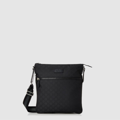 구찌 남성 GG 패브릭 지퍼 메신저백 - Gucci Mens GG Fabric Zipper Messenger Bag - gub8948x