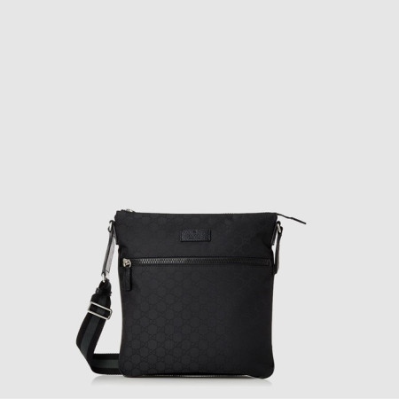 구찌 남성 GG 패브릭 지퍼 메신저백 - Gucci Mens GG Fabric Zipper Messenger Bag - gub8948x