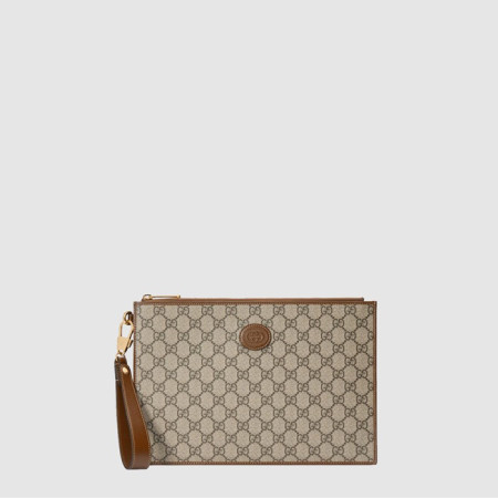 구찌 남성 인터로킹 G 디테일의 파우치 - Gucci Mens Pouch with interlocking G Detail - gub9014x