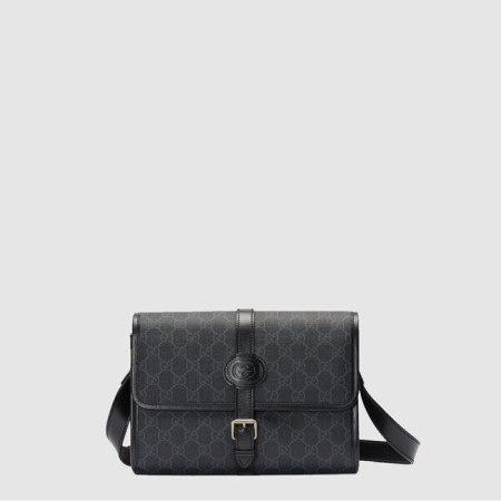 구찌 남성 GG 인터로킹 숄더백 - Gucci Mens GG Interlocking Shoulder Bag - gub9015x