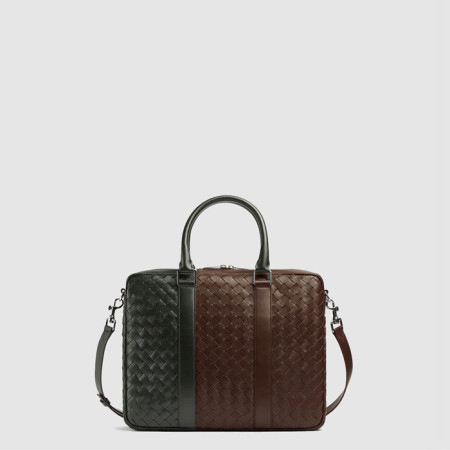 보테가 베네타 남성 인트레치아토 라지 브리프케이스 - Bottega veneta Mens Intrecciato Large Briefcase - bvb9131x