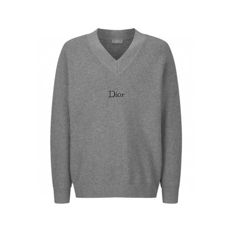 디올 남성 브이넥 스웨터 - Dior Mens V-neck Sweater - dic7814x