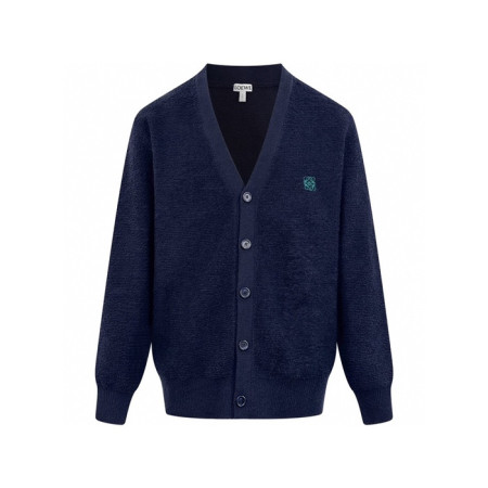 로에베 남성 브이넥 가디건 - Loewe Mens V-neck Cardigan - loc7819x