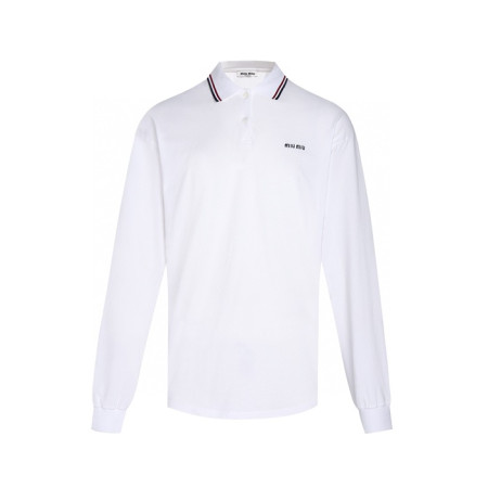미우미우 남성 폴로 긴팔티 - Miumiu Mens Polo Tshirt - mic7822x